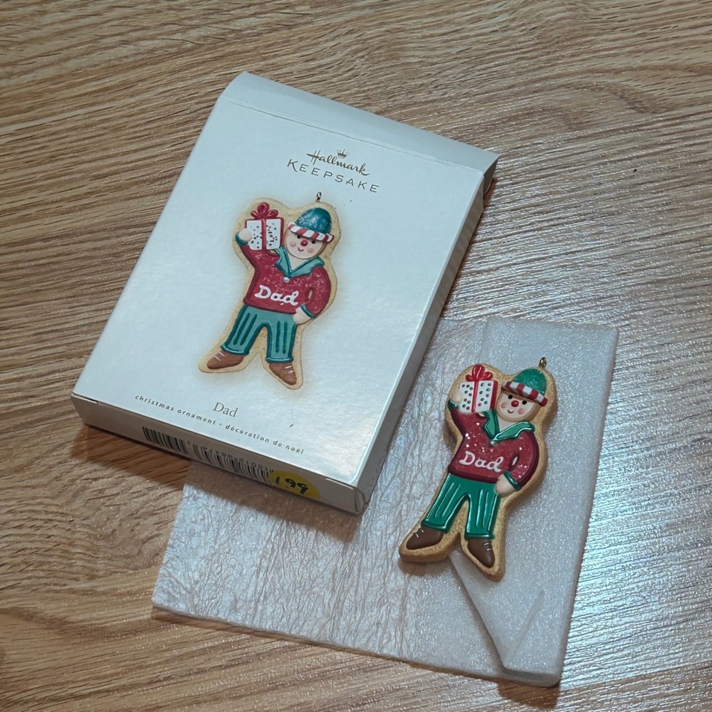 Hallmark Keepsake Ornament 2007 Gingerbread Dad Nina Aube Handcrafted Christmas